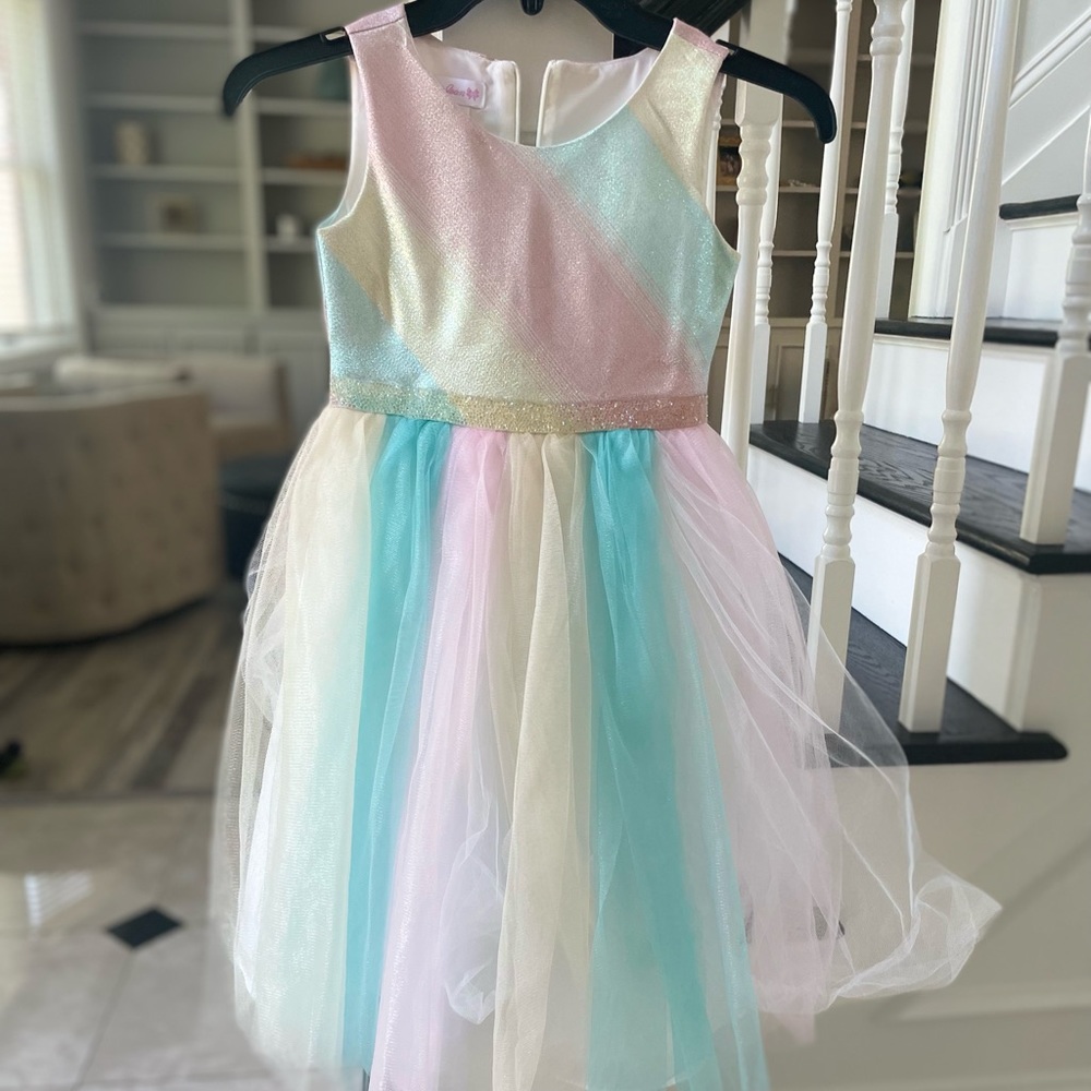 Colorful Tulle Girls Dress